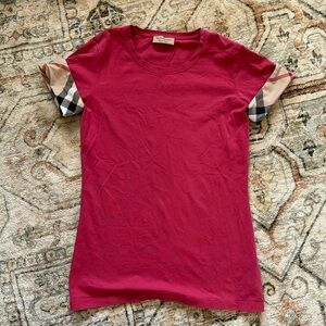 Light pink Burberry designer shirt